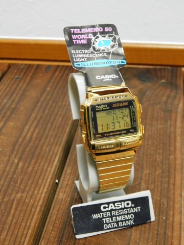 未使用品・稼働品【９５年製】カシオデータバンクテレメモ５０DB-580GOLD⑤の画像