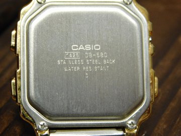 未使用品・稼働品【９５年製】カシオデータバンクテレメモ５０DB-580GOLD⑤の画像