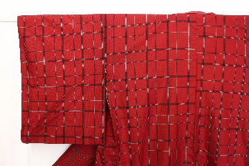 【古着物】格子アンサンブルの画像