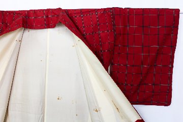 【古着物】格子アンサンブルの画像