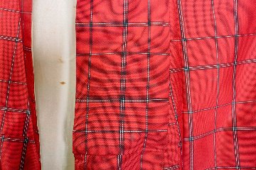 【古着物】格子アンサンブルの画像