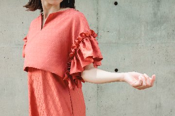 【受注商品】 オープンサイドフリルトップの画像