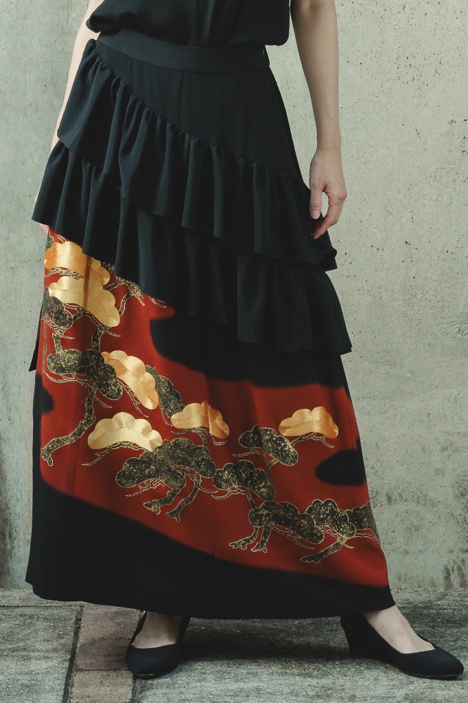 【受注商品】アシンメトリーフリルスカートの画像