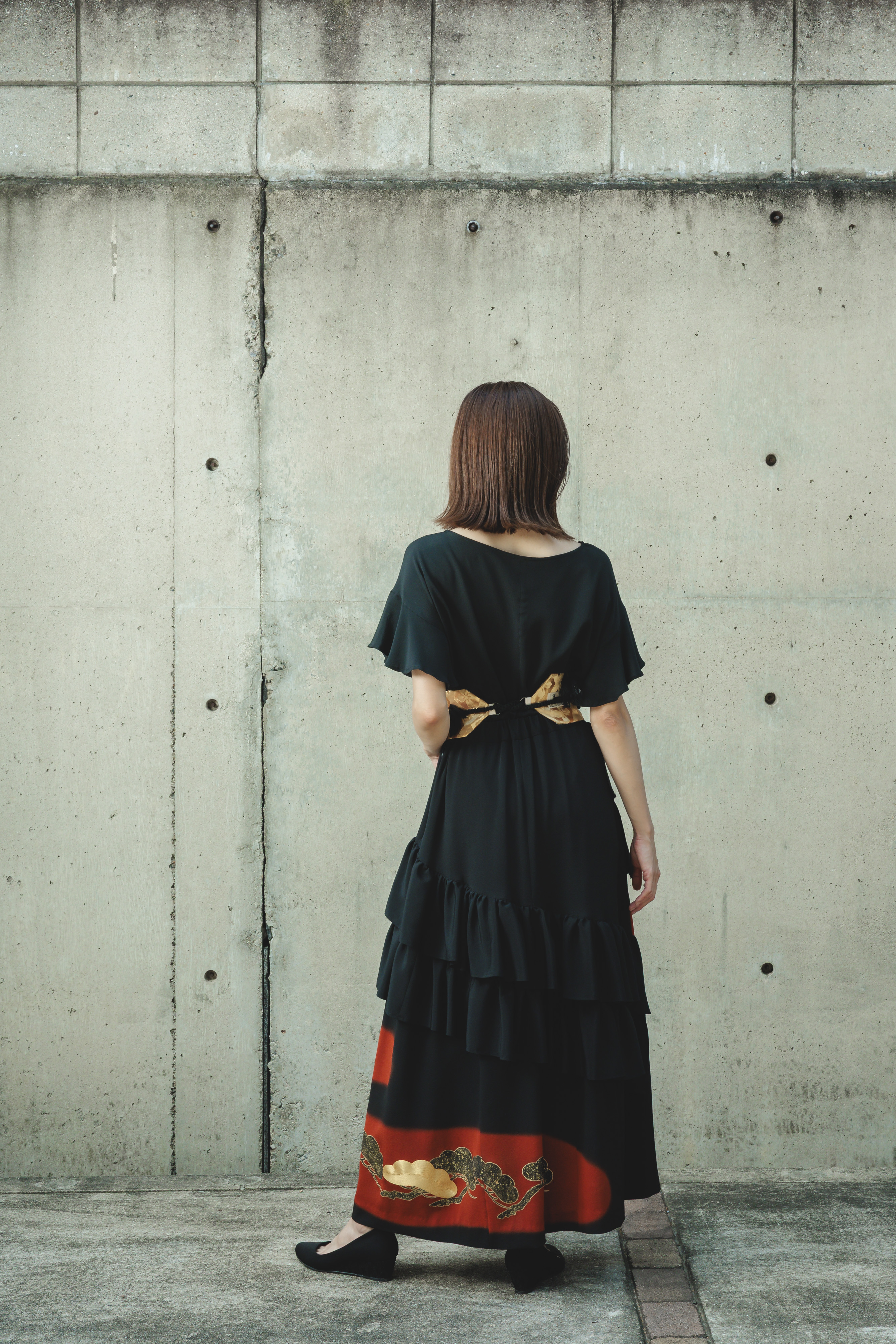 【受注商品】アシンメトリーフリルスカートの画像