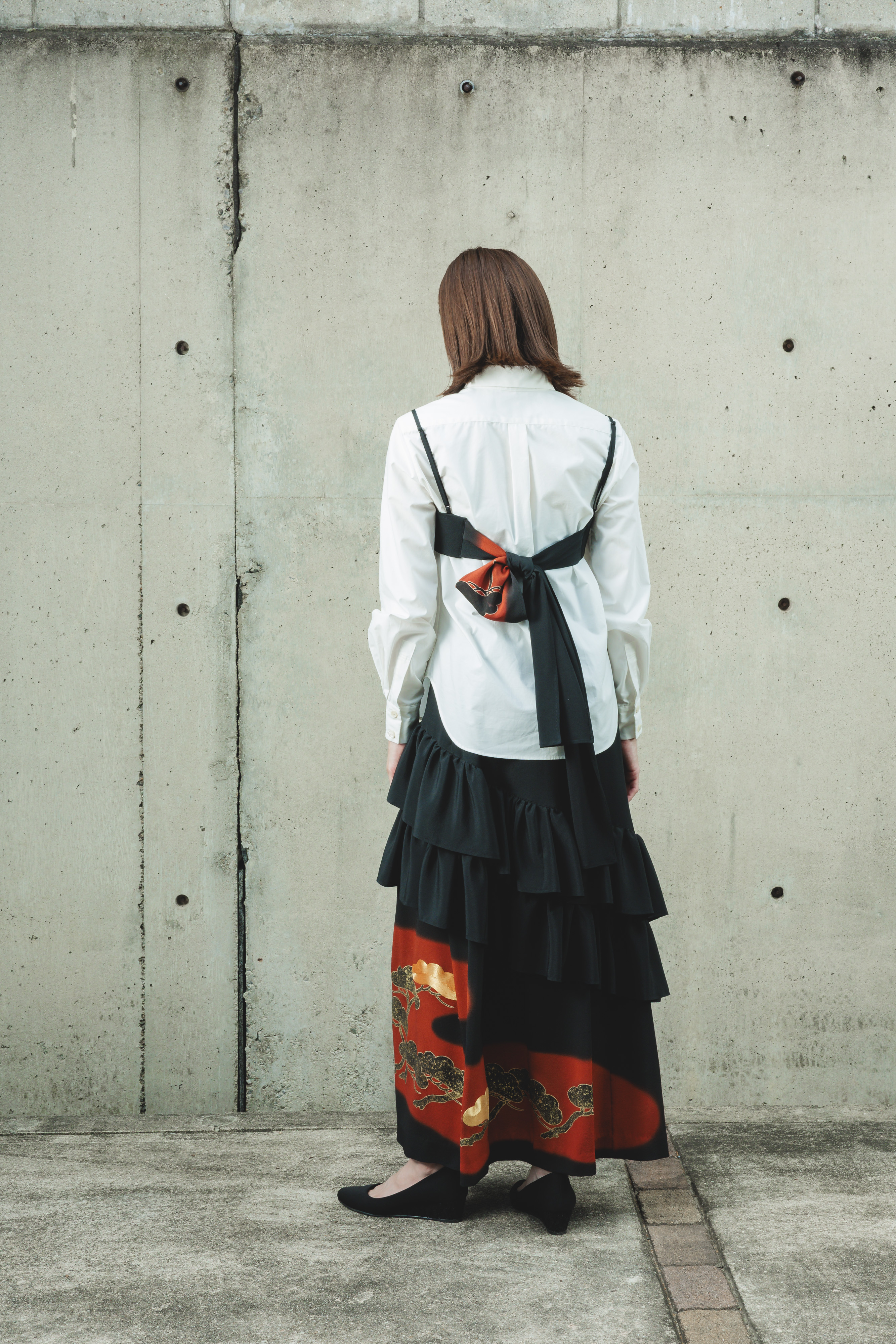【受注商品】アシンメトリーフリルスカートの画像