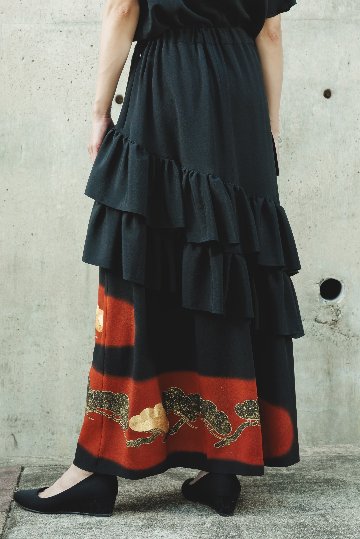 【受注商品】アシンメトリーフリルスカートの画像