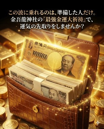 最強金運大祈祷 2026【令和8年】｜金吾龍神社【公式Web授与所】日本