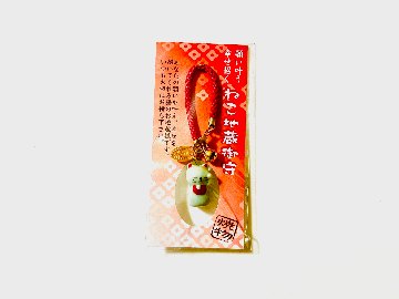 幸せ招く、ねこ地蔵御守の画像