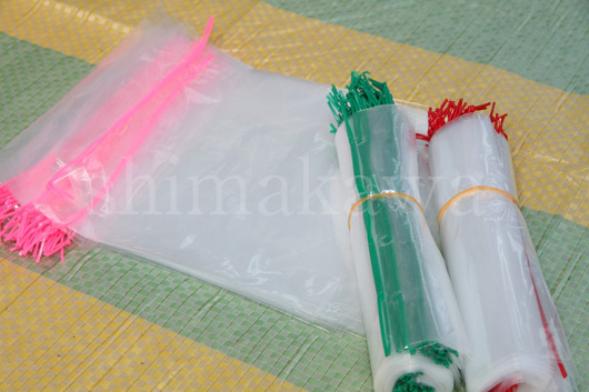 持ち帰り用袋 約100枚　無地　並　国産の画像