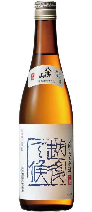 八海山しぼりたて原酒 越後で候 720mlの画像