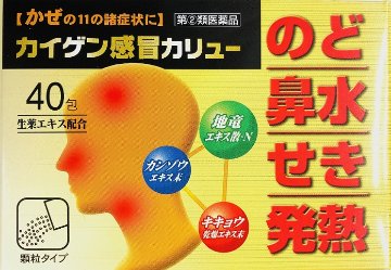 第2類医薬品 カイゲン感冒カリュー ４０包x２個の画像