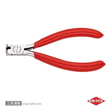 KNIPEX 6411-115 エレクトロニクスエンドカッティングニッパー画像