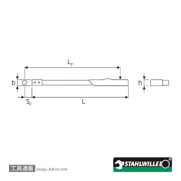 スタビレー 755/10 産業用トルクレンチ (20-100NM)(50010010)画像