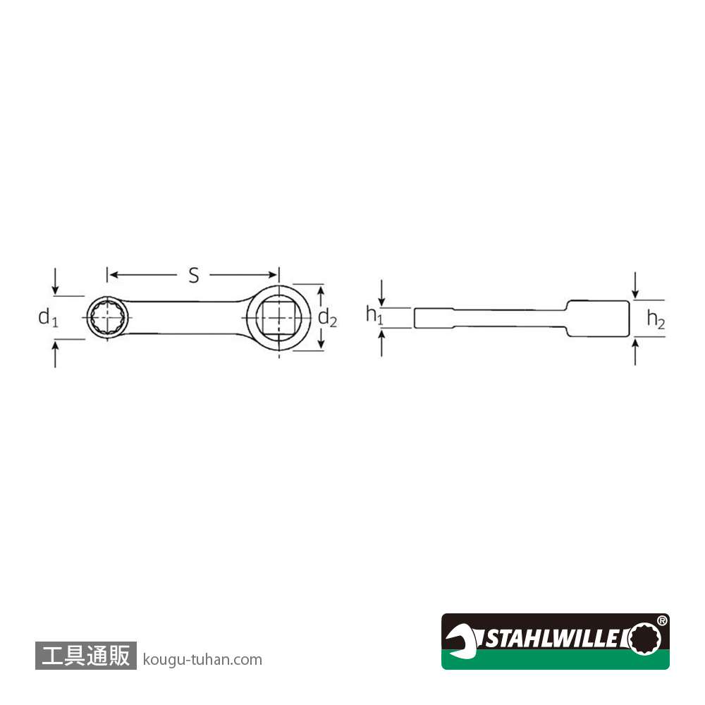 スタビレー/STAHLWILLE 3/8SQ トルクレンチアダプター（02470028