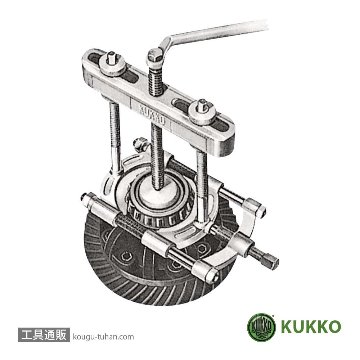 KUKKO 17-C セパレータープーラーセット 155MM画像