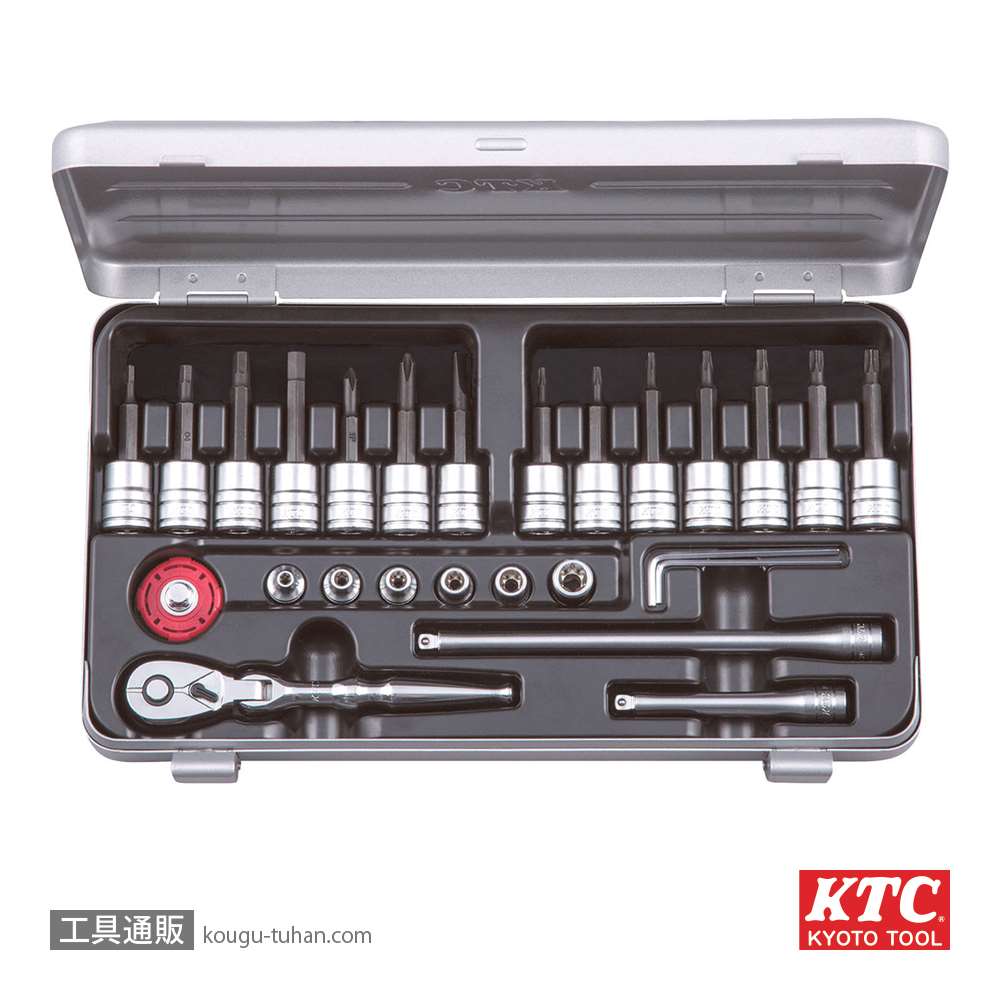 KTC TBT226HTH 6.3SQ T型イジリドメビットソケットレンチセット画像