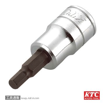 KTC BT3-03S (9.5SQ)ショートヘキサゴンビットソケット画像