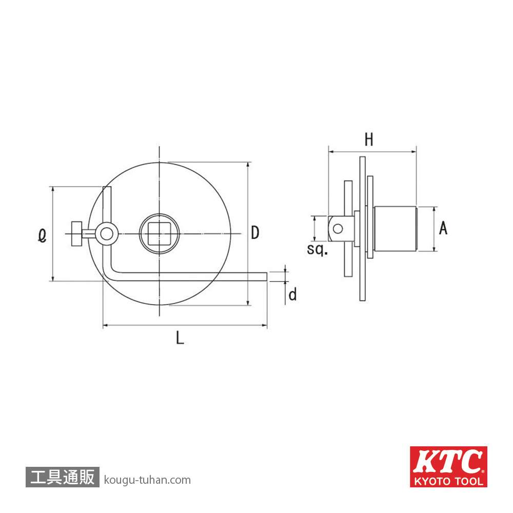 KTC ATG30-1 アングルトルクゲージの画像