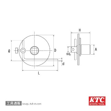 KTC ATG30-1 アングルトルクゲージの画像