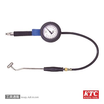 KTC AGT232 タイヤエアゲージ 0-1200KPA (ダブルコネクター)画像