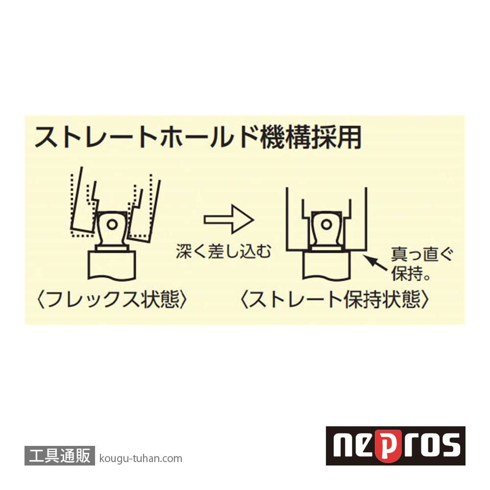 ネプロス NBE2-025JW (6.3SQ)ネプロス・ウォブルエクステンションバーの画像