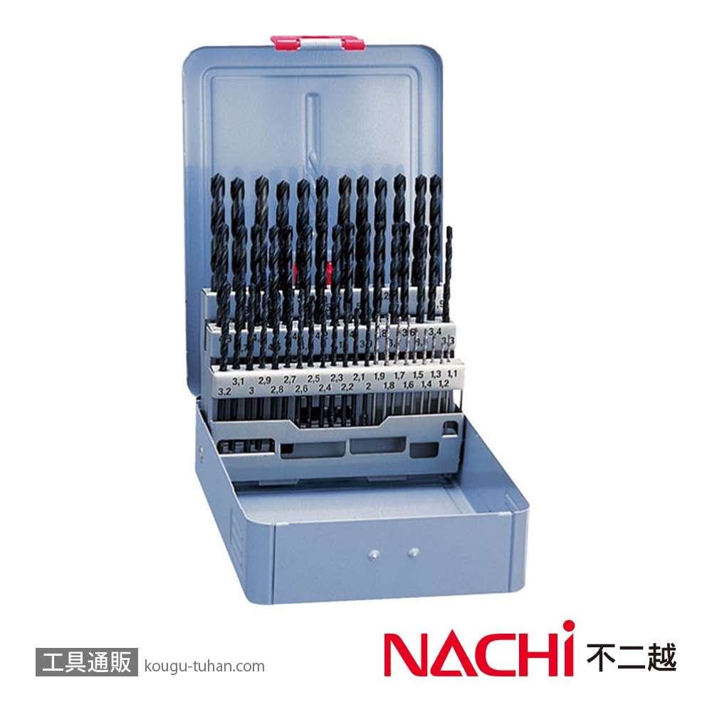 NACHI SET50 鉄工用ドリルセット 50本組画像