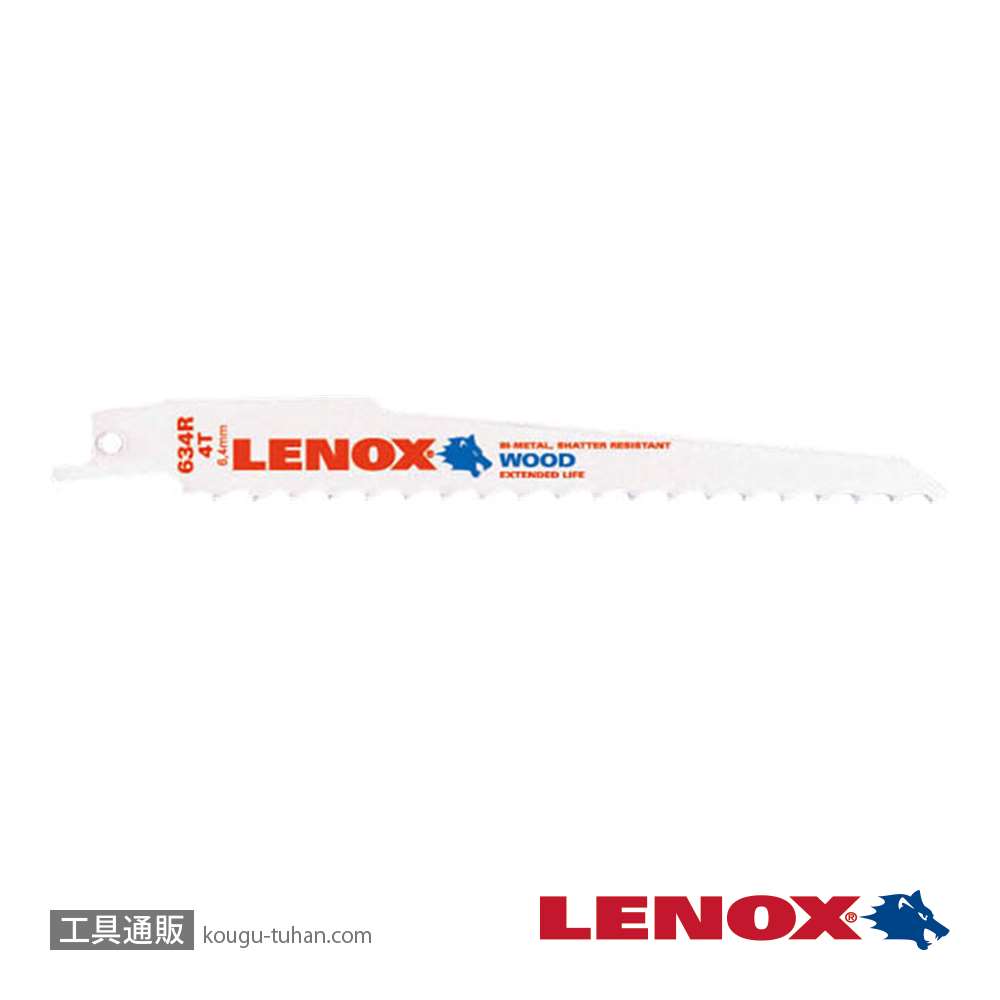LENOX 20575634R セーバーソーブレード 150X4T(5枚)画像