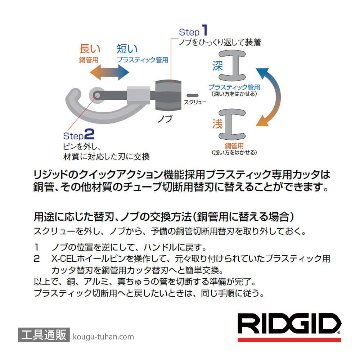 RIDGID 31637 151-P チューブカッター画像