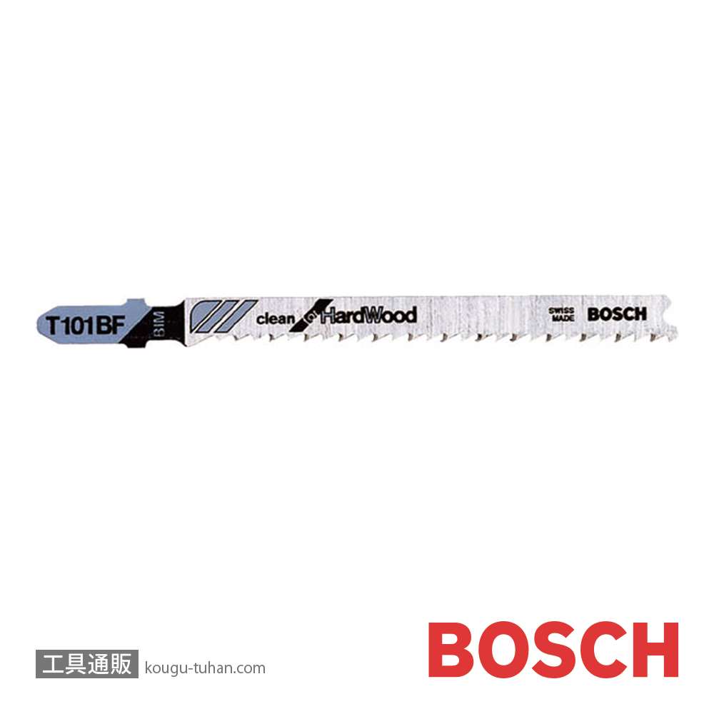 BOSCH T-101BF ジグソーブレード (5本)画像