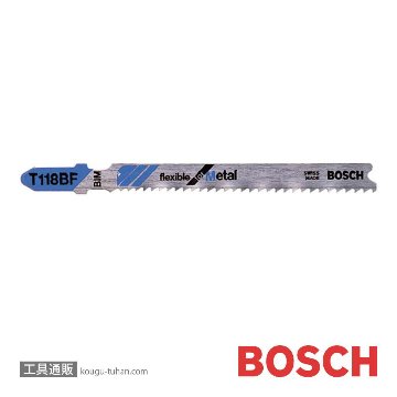 BOSCH T-118BF ジグソーブレード (5本)画像