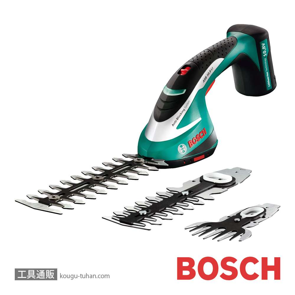 BOSCH ASB10.8LI バッテリーヘッジトリマーの画像