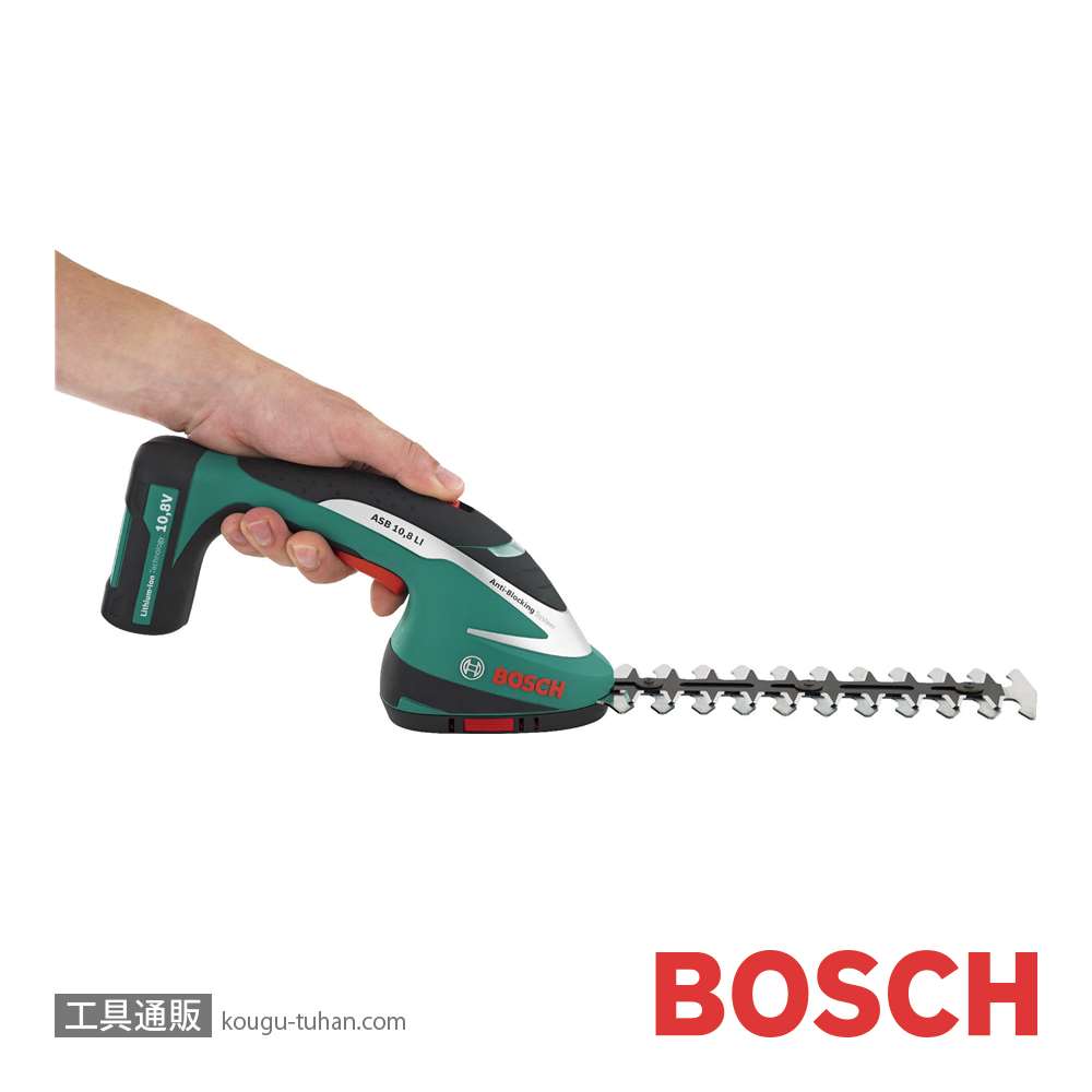 BOSCH ASB10.8LI バッテリーヘッジトリマーの画像