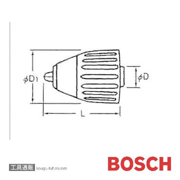 BOSCH 2608572182 キーレスチャックGSBの画像