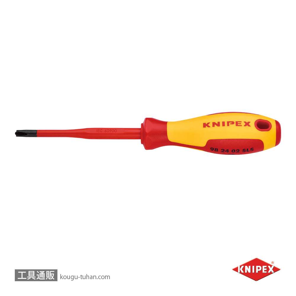 KNIPEX 9824-02SLS スリム絶縁ドライバー (プラス/マイナス)の画像