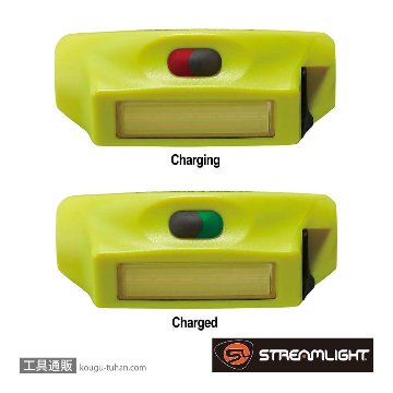 ストリームライト 61716 バンディットプロ USBヘッドライト ラバー イエロー画像