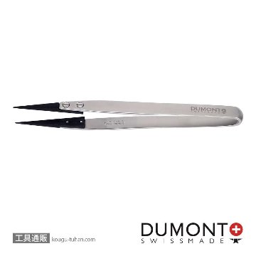 デュモント 10004-E4-SM 先端交換式ピンセット 黒ESD画像