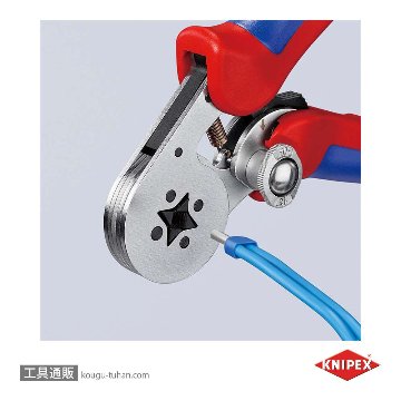 KNIPEX 9755-04SB 圧着ペンチ画像