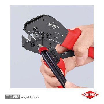 KNIPEX 9752-18 圧着ペンチの画像