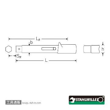 スタビレー 730/4QUICK 差替式プリセット型トルクレンチ 8-40Nmの画像