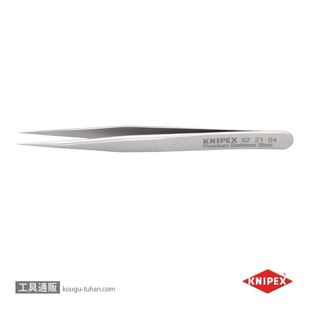 KNIPEX 9221-04 ミニ精密ピンセット 90MMの画像