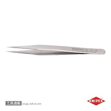 KNIPEX 9221-06 ミニ精密ピンセット 80MM画像