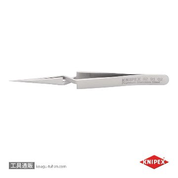 KNIPEX 9291-02 逆作用ピンセット(INOX) 120MM画像