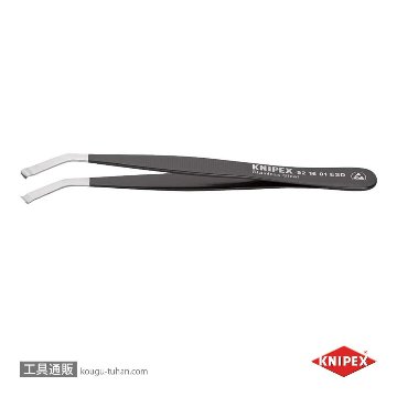 KNIPEX 9216-01ESD 精密ピンセット 120MM画像