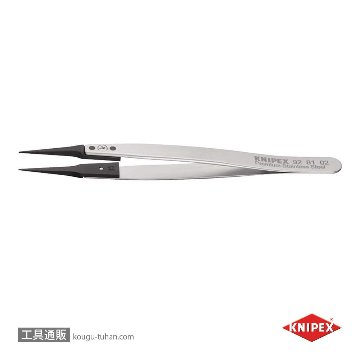 KNIPEX 9281-02 ESDチップ交換式ピンセット 130MM画像