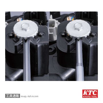 KTC ADR10-L ヘッドライト光軸調整レンチ超ロング(ラチェット)画像