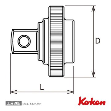 コーケン 2756 1/4"クイックスピンナーの画像