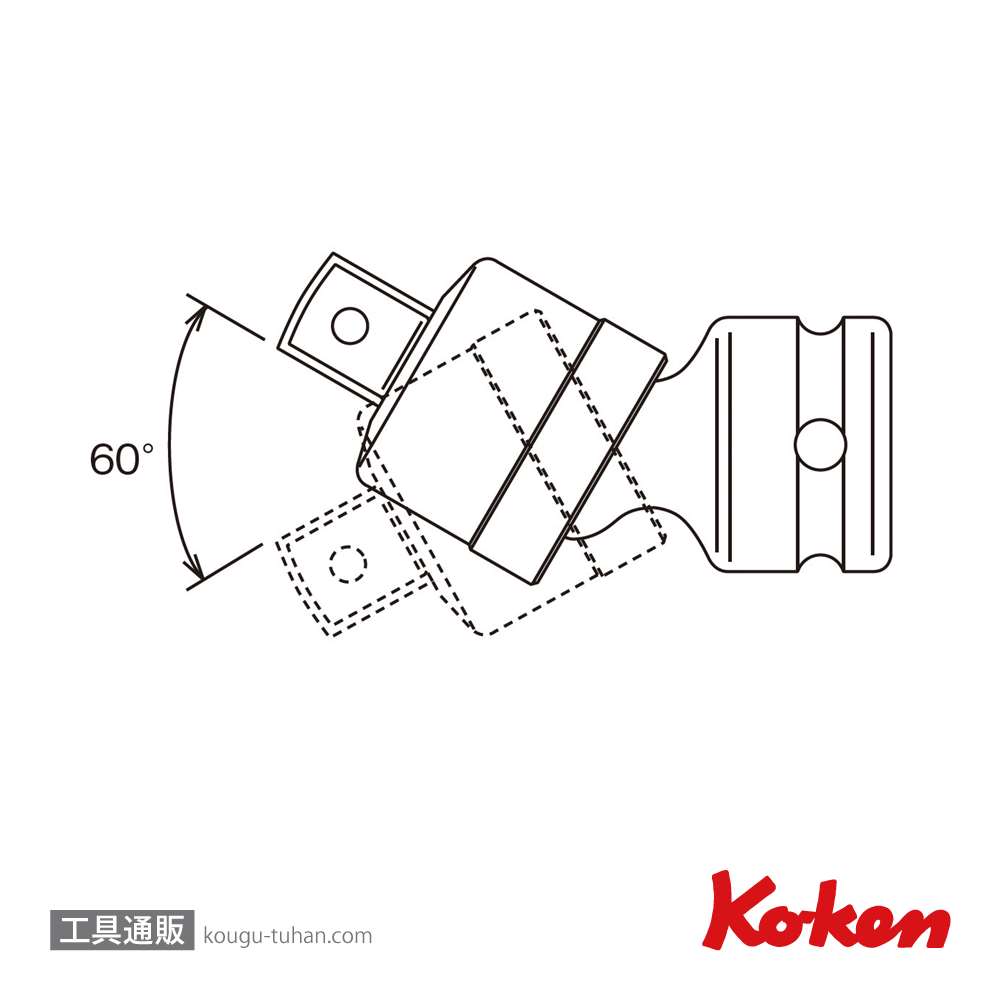 工具通販.本店 コーケン 12770-B 1/4