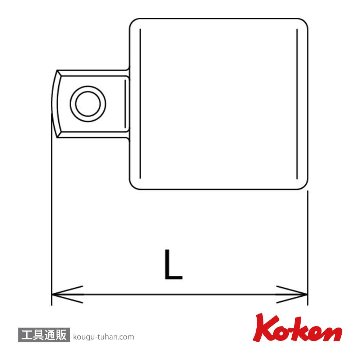 コーケン 3322A 3/8"アダプターの画像