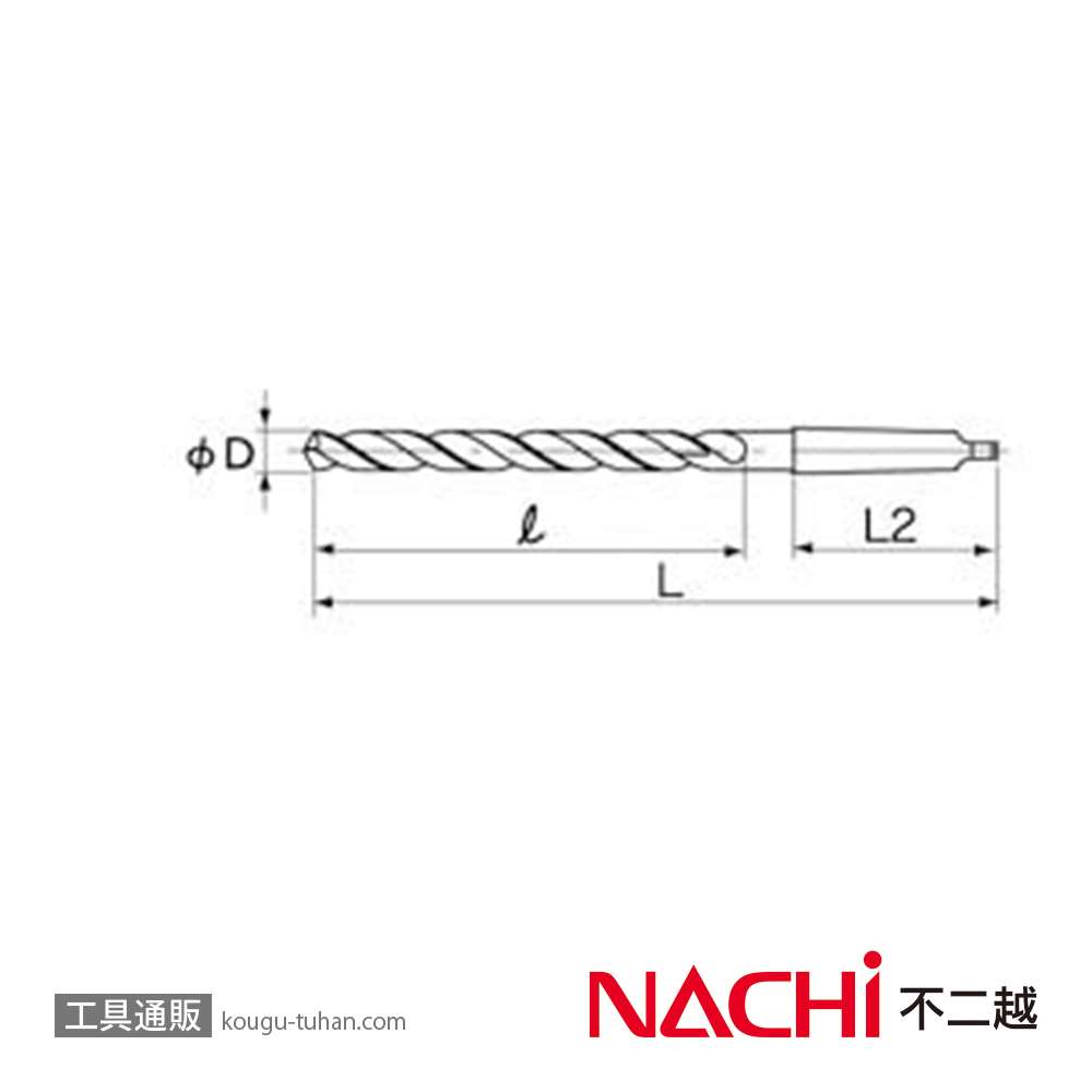 NACHI LTD21.0X325 テーパーロングドリル 21.0X325X200