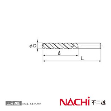 NACHI COSD0.5 コバルトストレートシャンクドリル 0.5MM【10点セット】の画像
